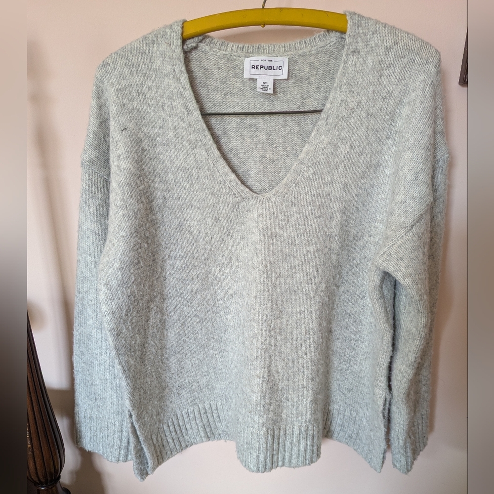 Oversized V-Neck Sweater